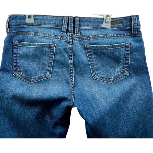 Kut From The Kloth Distressed Boyfriend Jeans 10P Medium Wash Denim - Picture 3 of 10